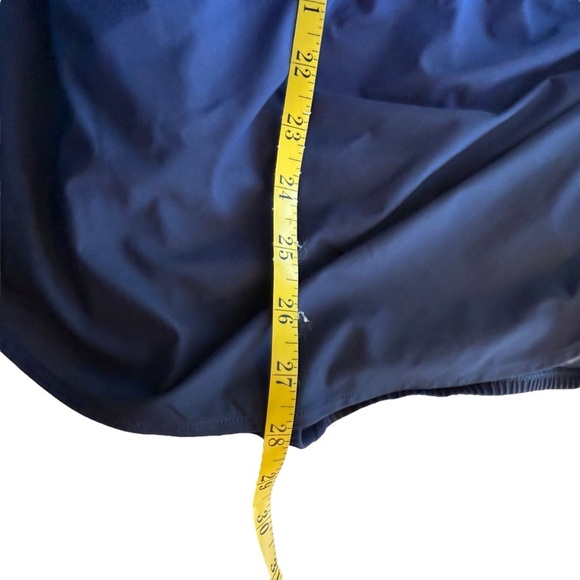 Lands’ End SlenderSuit Tummy Control Skirted 1 Piece Swimsuit Blue Ombré 12D - Picture 13 of 13